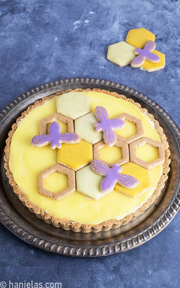 Lemon Curd Cheesecake Tart