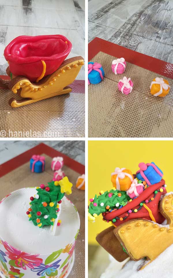 Winter sled decoration.