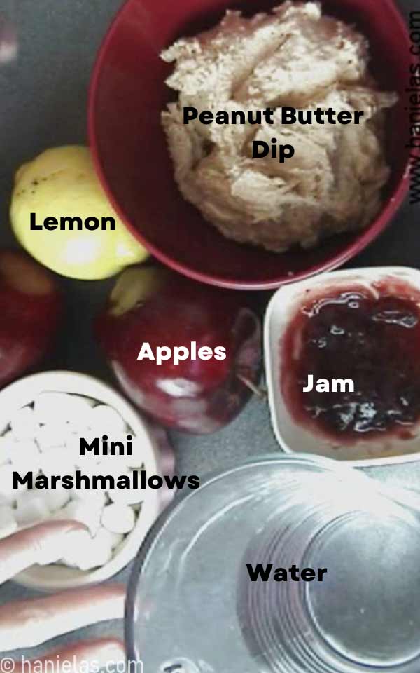 Ingredients in bowls.