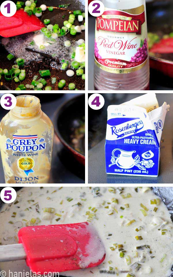 A skilled with creamy dressing.