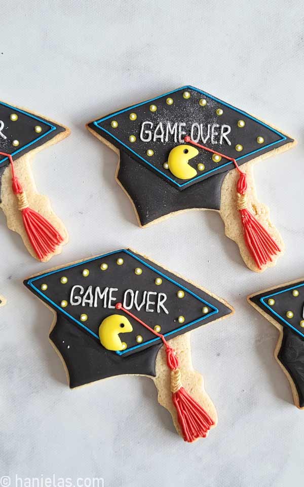 Graduation Cap Cookies Haniela's Recipes, Cookie & Cake Decorating
